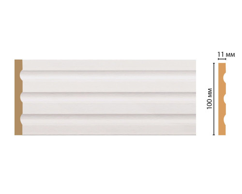 Пилястра DECOMASTER D201-60 ДМ полистирол 100х11х2400 мм D201-60 ДМ