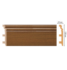 Плинтус напольный DECOMASTER D233-85 ДМ 120х23х2400 мм D233-85 ДМ