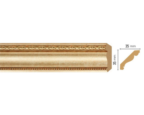 Плинтус потолочный DECOMASTER 155S-933 35х35х2400 мм 155S-933