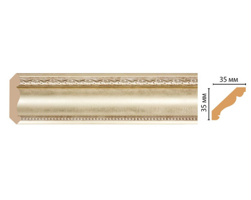 Плинтус потолочный DECOMASTER 155S-937 35х35х2400 мм 155S-937