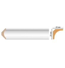 Плинтус потолочный DECOMASTER D133-114 (20202400мм)
