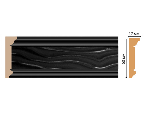 Плинтус потолочный DECOMASTER D219-195 (60172400мм)
