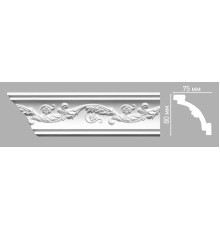 Плинтус потолочный с рисунком DECOMASTER 95020 80х75х2400 мм 95020