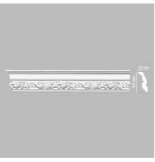 Плинтус потолочный с рисунком DECOMASTER DT-9829 (80342400мм)
