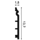 Плинтусы,Ba'rock,Classic capsule SX118F CONTOUR