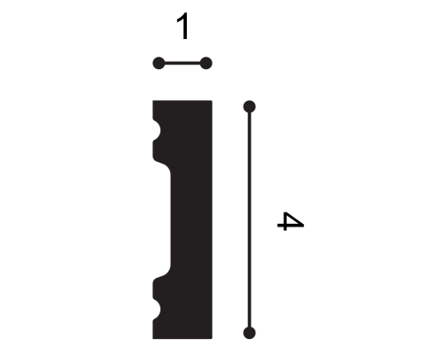 Плинтусы SX162F SQUARE