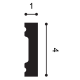 Плинтусы SX162F SQUARE