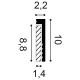 Плинтусы SX171 SQUARE