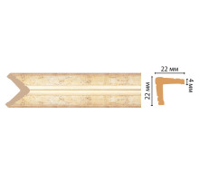 Угол декоративный DECOMASTER 116S-553 ДМ 22x22x2400 мм 116S-553 ДМ