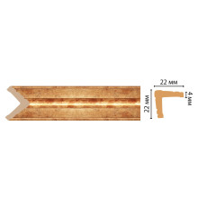 Угол интерьерный DECOMASTER 116S-552 полистирол 22х22х2400 мм 116S-552 ДМ