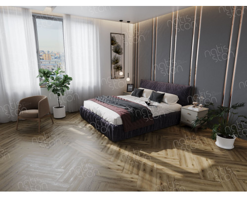 Кварцвиниловая плитка NatisSton Rubis 5003-01 Kvitegga
