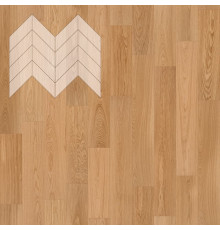 Паркет Елка Французская Lab Arte Chevron Дуб Натур Вельвет лак 400/328х125х14/3/60°
