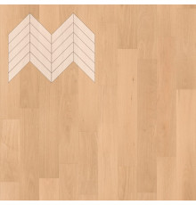 Паркет Елка Французская Lab Arte Chevron Дуб Натур Шёлк лак 600/490х110х14/3/45°
