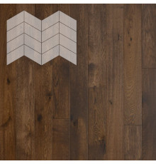 Паркет Елка Французская Lab Arte Chevron Дуб Селект Коньяк лак 400/313х150х14/3/60°

