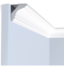 Потолочный плинтус под покраску Hiwood A53 2000×37,7×37,7