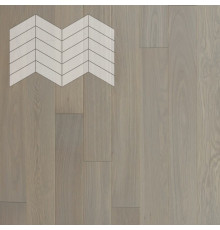 Паркет Елка Французская Lab Arte Chevron Дуб Селект Concrete лак 400/337х110х14/3/60°
