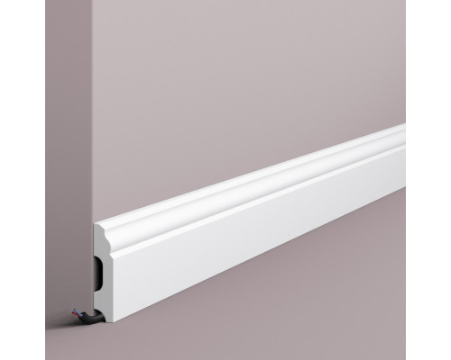Плинтус под покраску NMC Wallstyl FB1 2000×60×13