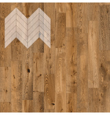 Паркет Елка Французская Lab Arte Chevron Дуб Селект Эбен лак 600/475х125х14/3/45°
