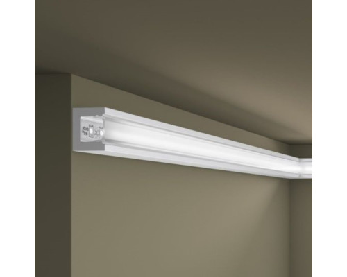 Потолочный плинтус под покраску с подсветкой NMC Wallstyl IL12 2000×20×25