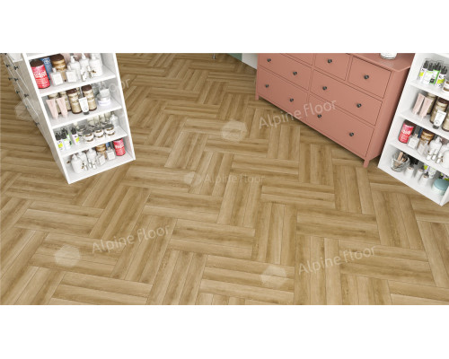 Ламинат Alpine Floor Herringbone 12 Pro LF106-02 Дуб Эльзас
