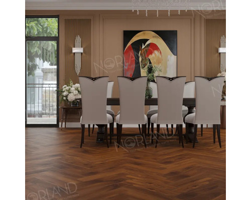 Ламинат Norland Elegant Herringbone Strong LF304-19 Орех Кипр