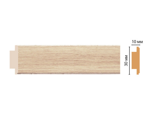 Молдинг DECOMASTER 110-11 30х10х2400 мм 110-11