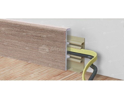 Плинтус Alpine Floor Rico Concept 80 RC 80015 Вишня Гамильтон
