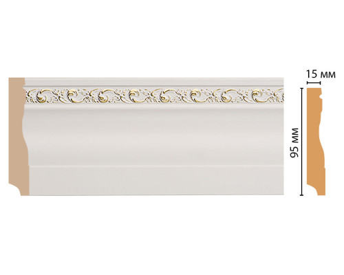 Плинтус напольный DECOMASTER 153-54 (95*12*2400мм)