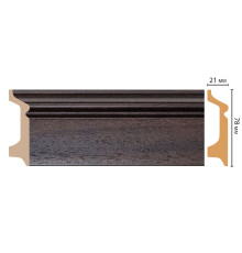 Плинтус напольный Decomaster D122-438A ДМ 78х21х2400 мм D122-438A ДМ