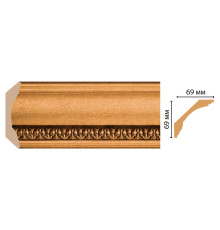 Плинтус потолочный DECOMASTER 100C-1223 (69692400мм)
