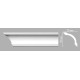 Плинтус потолочный гладкий DECOMASTER 96260 (70х75х2400мм)
