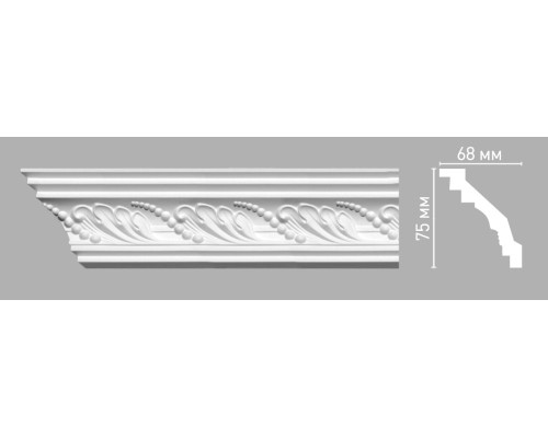 Плинтус потолочный с рисунком DECOMASTER 95021 (75х68х2400мм)

