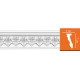 Плинтус потолочный с рисунком DECOMASTER 95214F гибкий (70302400мм)
