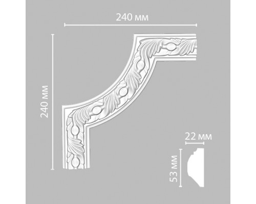 Угол DECOMASTER 98102-2 (24024022мм)
