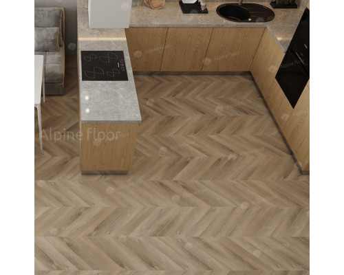 Кварцвиниловая плитка Alpine Floor Chevron Alpine ECO 18-6 Дуб Синистра
