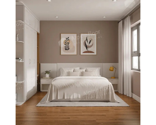 Кварцвиниловая плитка Alpine Floor Nut Eco 22-2 MC Орех Маррон Классик
