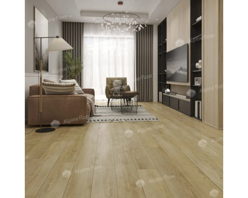 Кварцвиниловая плитка Alpine Floor Ultra Eco 5-33 Дуб Старинный
