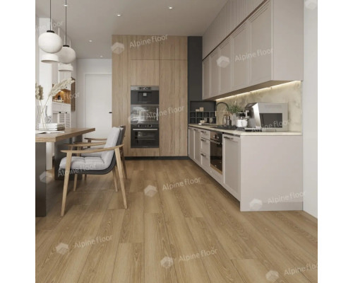 Кварцвиниловая плитка Alpine Floor Ultra Eco 5-38 Дуб Сантана
