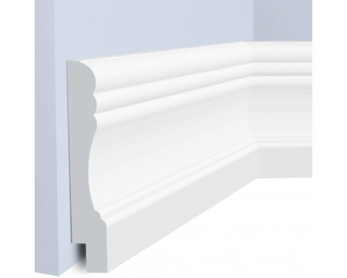 Плинтус под покраску Hiwood W009L 2000×145×25