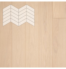 Паркет Елка Французская Lab Arte Chevron Дуб Селект Лана лак 400/337х110х14/3/60°
