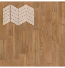 Паркет Елка Французская Lab Arte Chevron Дуб Селект Прозрачное масло 400/337х110х14/3/60°
