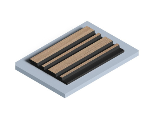 Стеновая панель из полистирола Hiwood LV122 BR417K 2700×120×12