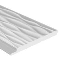 Стеновая панель из полистирола под покраску Hiwood LV127W NP 2700×120×12