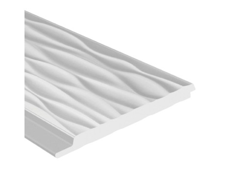 Стеновая панель из полистирола под покраску Hiwood LV127W NP 2700×120×12