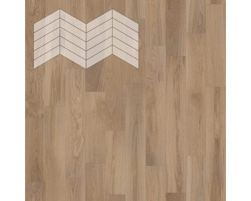 Паркет Елка Французская Lab Arte Chevron Дуб Натур Лаунж лак 400/348х90х14/3/60°
