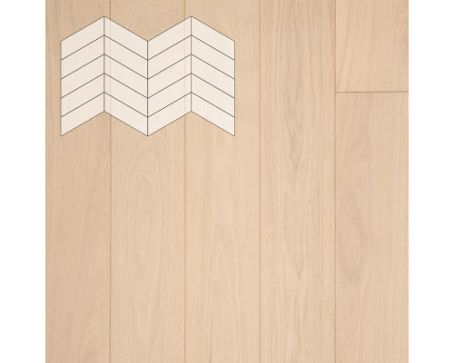 Паркет Елка Французская Lab Arte Chevron Дуб Рустик Лана лак 400/337х110х14/3/60°
