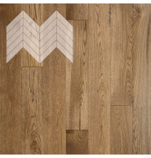 Паркет Елка Французская Lab Arte Chevron Дуб Селект Тибальт лак 600/490х110х14/3/45°
