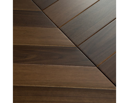Паркет Елка Французская Lab Arte Chevron 400/336х110х14/60° Орех Американский Прайм
