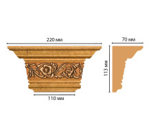 Капитель DECOMASTER D203-58 220x113x70 мм D203-58