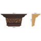 Капитель DECOMASTER D203-966 220x113x70 мм D203-966